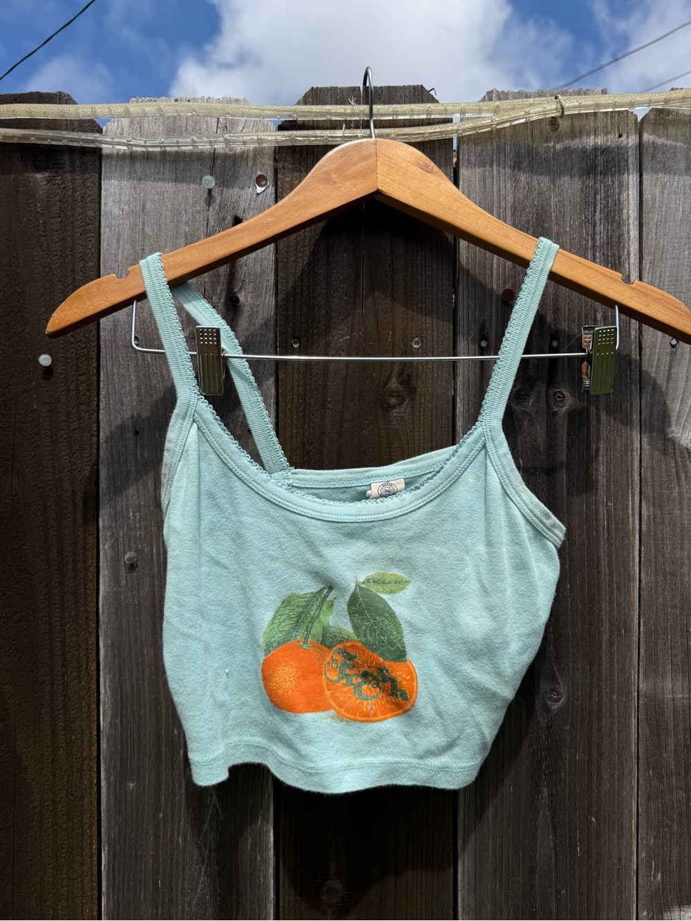 Blue Urban Outfitters Graphic Tank